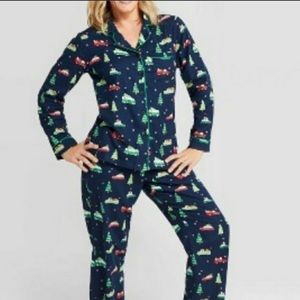 Wondershop Truck & Trees Flannel Pajama Set XXL